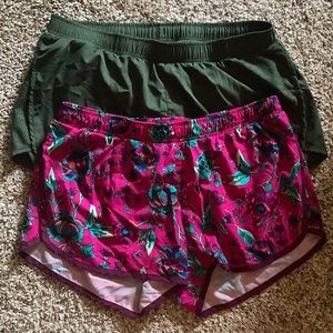 SOLD - Printed Athletic Shorts